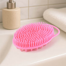 2-in-1 Silicone Soft Bristle Bath Brush - dailyneed.life