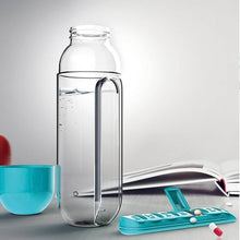 Multi-Use Pill & Water Bottle for Travel (600 Ml, Mix Color) - dailyneed.life