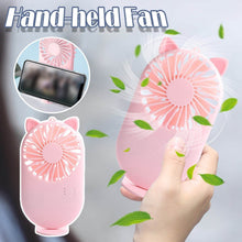 Handheld Mini Fan - USB Personal Fan with Bracket, Pocket-Sized Desktop Fan (Battery Not Included) - dailyneed.life