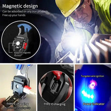 Keychain Led Flashlight Rechargeable Multi Function 6 Lighting Modes Pocket Key Chain Flash Light USB for Outdoor Camping,Walking With Cigarette Lighter - dailyneed.life