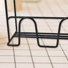 Metal Self Adhesive Multipurpose Kitchen Accessories Organizer Rack Wall (1 Pc) - dailyneed.life