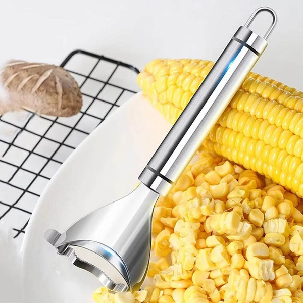 Stainless Steel Corn Peeler Con Cob Remover Cutter (1 Pc) - dailyneed.life