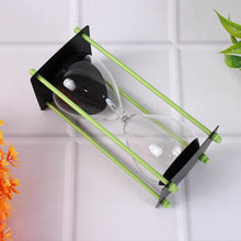 Glass & Stainless Steel Decorative Sand Timer 19 cm (1 Pc) (2 Minute Approx) - dailyneed.life