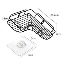 Self-Adhesive Kitchen-Bathroom Corner Shelf Organiser Storage Rack - dailyneed.life