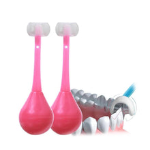 Soft Bristle 3-Sided Training Toothbrush – Inverted Silicone Head for Kids (Ages 2-12, 1 Pc) - dailyneed.life