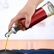 Glass Oil Dispenser with Plastic Covering, Oil and Vinegar Bottle (300 ml) - dailyneed.life