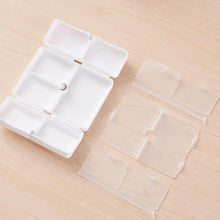 Magnetic Pill Organizer, 7 Compartments Portable Pill Case Travel Pill Organizer, Folding Design Pill Box for Purse Pocket to Hold Vitamins, Cod Liver Oil, Supplements, Medicine Box (1 Pc) - dailyneed.life