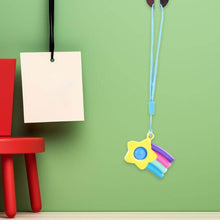 Stress Relief Silicone Push Fidget Toy Keychain for Kids (1 Pc) - dailyneed.life