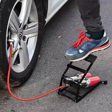 Dual-Cylinder Foot Pump, Portable Floor Bike Pump, 100PSI Air Pump - dailyneed.life