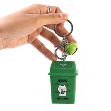 Trash Can Keychain Recycle Can Keyring Novelty Keychain Garbage Classification keyholder for and Adults - dailyneed.life