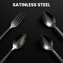 Stainless Steel Cutlery Set with Elegant Storage Stand (24 Pc) - dailyneed.life