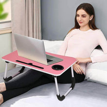 Multi-Purpose Foldable Laptop Desk for Study & Reading (Pink) - dailyneed.life