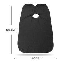 Black Beard Apron Hair Clippings Catcher Grooming Bib - dailyneed.life