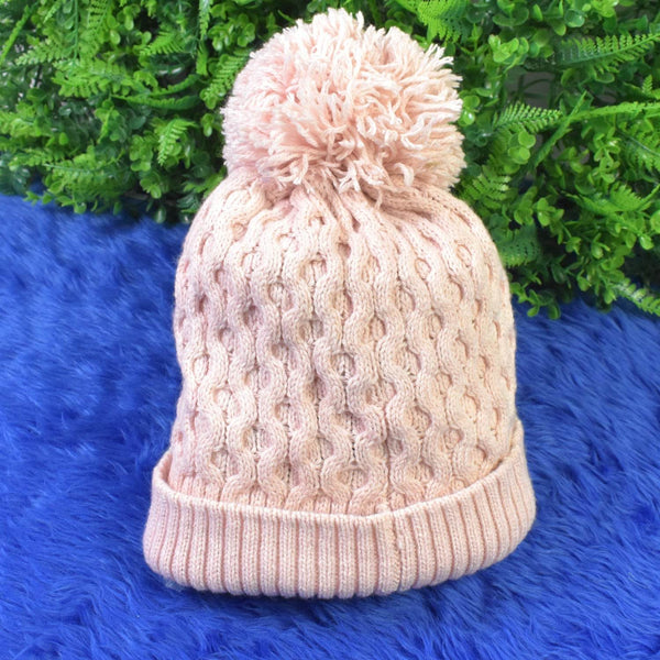 Soft Winter Cap, Woolen Inside Fur Beanie Cap (1 Pc / Mix Design & Color) - dailyneed.life