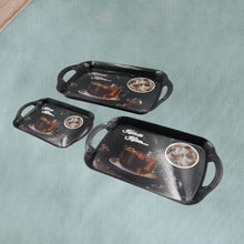 Serving Tray Set (Pack of 3 Pcs) (Small, Medium, Large) (Multicolour) - dailyneed.life