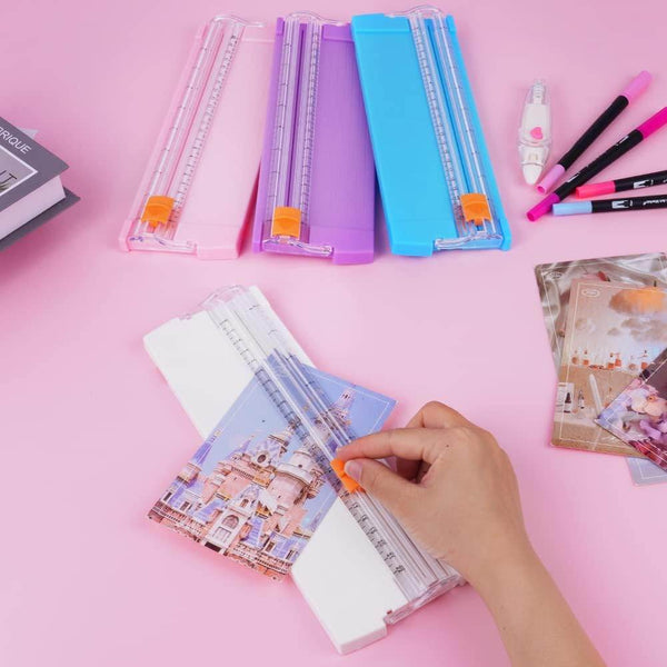 Paper Cutter, A5 Mini Paper Cutter, Portable Paper Cutting Machine (1 Pc / Mix Color) - dailyneed.life