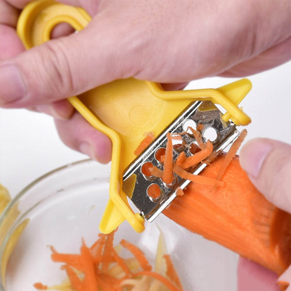 Peeler Slicers Shredders for Fruits and Vegetables, Cutter, Grater Kitchen Helper, Potato Fruits Peeler, Stainless Steel Sharp Blade with Non-Slip Handle (3 Pcs Set) - dailyneed.life