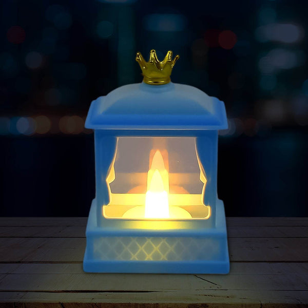 Acrylic Battery Operated Mini Square LED Lantern, Diwali (1Pc) - dailyneed.life