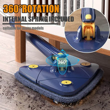 360° Rotatable Mop Triangle Mop with Long Handle (1 Pc / 113 Cm) - dailyneed.life