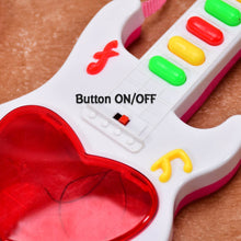 Battery Operated Musical Instruments Mini Guitar Toys and Light for 3+Years Old Kids. - dailyneed.life