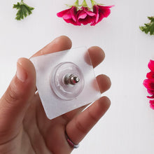 Heavy Duty Transparent Adhesive Wall Hook with Stainless Steel Screw Head (1 Pc) - dailyneed.life