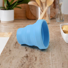 Round Silicone Foldable Glass, Foldable Travel Mug Without Lid (1 Pc) - dailyneed.life