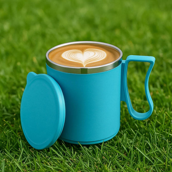 300ml Stainless Steel Mug: Insulated, Leakproof Lid, Hot/Cold Drinks (Mix Color) - dailyneed.life