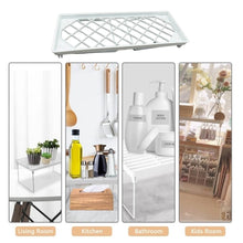 Folding Storage Organizer Stack Shelf Rack (1 Pc) - dailyneed.life