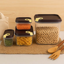 Ritu Push 'N' Lock Airtight Food Storage Container Set (4 Pc) - dailyneed.life