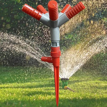 Garden Sprinkler 360° Rotating Adjustable Round 5 Arm Lawn Water Sprinkler for Watering Garden Plants / Pipe Hose Irrigation Yard Water Sprayer - dailyneed.life