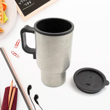 12V Car Charging Electric Kettle Mug (Silver) - dailyneed.life