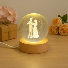 3D Crystal Ball lamps With Base (1 Pc) - dailyneed.life