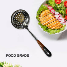 Kitchen Stainless Steel Best Skimmer Slotted Spoon-Cooking Utensils with Heat Resistant Plastic Handle - dailyneed.life