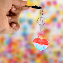 Compact Pop It Keychain – Fun Stress Relief Fidget Toy (1 Pc | Mix Design) - dailyneed.life