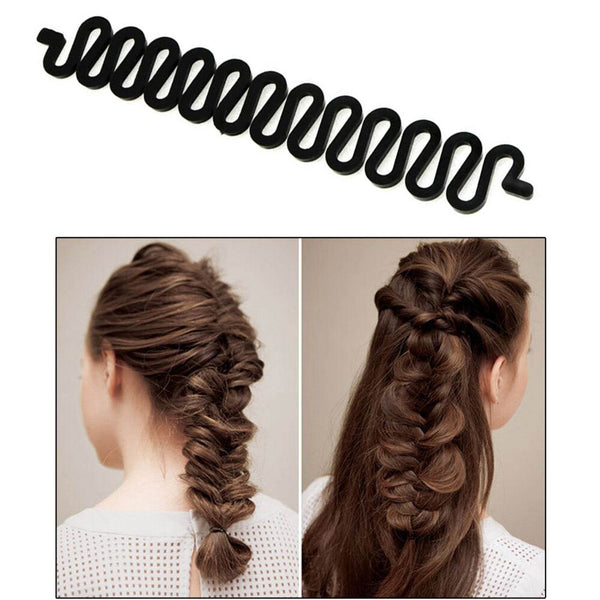 Fishbone Bun Maker widely used by women’s for making their hair looks like a fish tail and all and it used in many kinds of places like household, parlours etc., Hair accessories - dailyneed.life