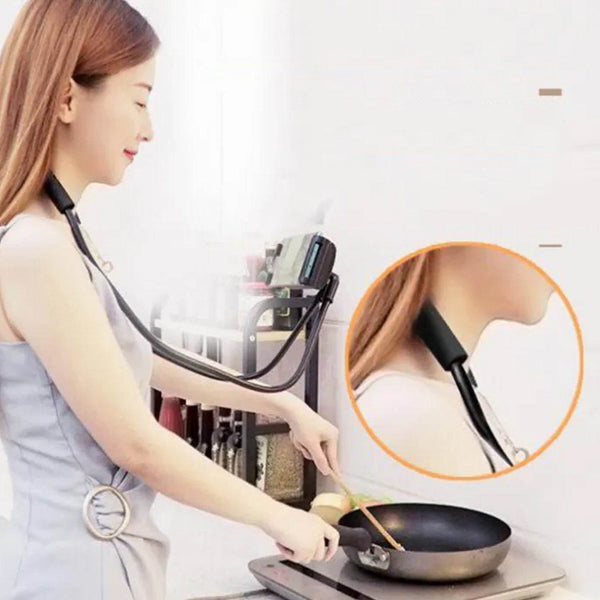 Multi Functional Flexible Long Arms Stand Hanging on Neck Universal Mobile Phone Stand Lounger's Bracket for Mobile Phone Tablet PC Desktop - dailyneed.life
