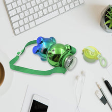 Cute Plastic Water Bottle with Strap & Stickers | Kids School Water Bottle with Straw (1 Pc) - dailyneed.life