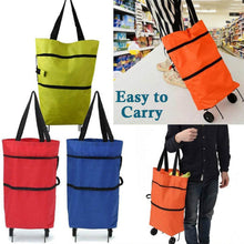 Folding Cart Bags Trolley Shopping Bag For Travel Luggage - dailyneed.life