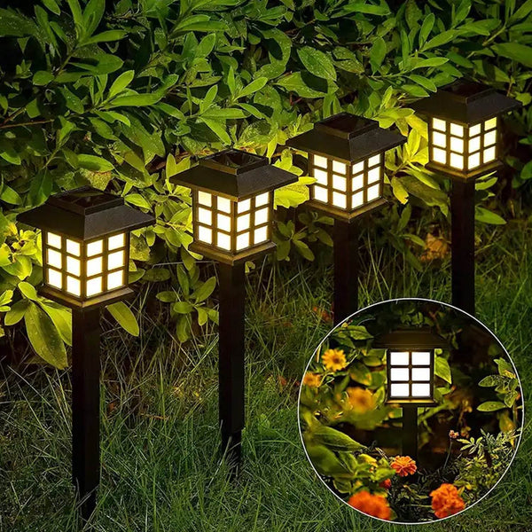 Big Solar Outdoor Lights, 6 Pack Waterproof Solar Pathway Lights, 10 Hrs Long-Lasting LED Landscape Lighting Solar Garden Lights, Solar Lights for Walkway Path Driveway Patio Yard & Lawn (6 Pc Set) - dailyneed.life