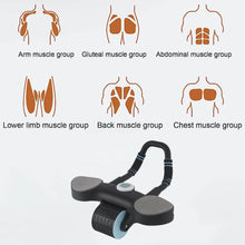 Abdominal Wheel Roller Widened Elbow Support Roller with Timer & Skipping Rope (1 Set) - dailyneed.life