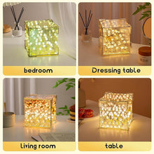Cube Tulip Night Lamp | Led Decorative Nights Lamp (Multicolor & Design / 1 Set) - dailyneed.life