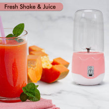 Portable Blender, Personal Blender Juicer Cup, Mini Handheld Blender with 4 Blades, Mixer for Fruit Shakes and Smoothies, Portable Juicer (Multicolor) - dailyneed.life