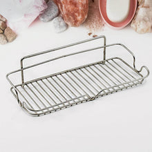 Stainless Steel Kitchen Bathroom Shower Shelf Storage Suction Basket Rack With 2 Hook (1 Pc) - dailyneed.life