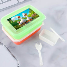 Kids Cartoon Printed Lunch Box Mix Design (1 Set) - dailyneed.life
