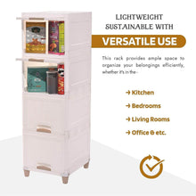 Multi-Purpose 5-Layer Plastic Storage Drawer Cabinet for Home and Office - dailyneed.life