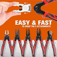 5 in 1 Wire Stripper Pliers Set, Soft Grip, Anti-Slip, Alloy Steel, Cutting, Gripping, Stripping - dailyneed.life