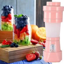Foldable Electric Juicer, Portable Blender Stainless Steel 6 Blades (500 ML) - dailyneed.life