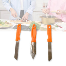 3in1 Multipurpose Stainless Steel Classic Kitchen Knife Set of 3 for Fruits and Vegetable Chopping / Cutting / Peeling, Kitchen Knife / Vegetable Peeler / Plain Knife - dailyneed.life