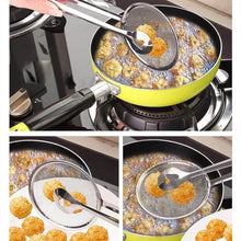 2In1 Stainless Steel Filter Spoon with Clip Food Kitchen Oil-Frying Multi-Functional - dailyneed.life