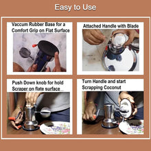 Coconut scrapers Machine Manual Steel For Home & Kitchen Use - dailyneed.life